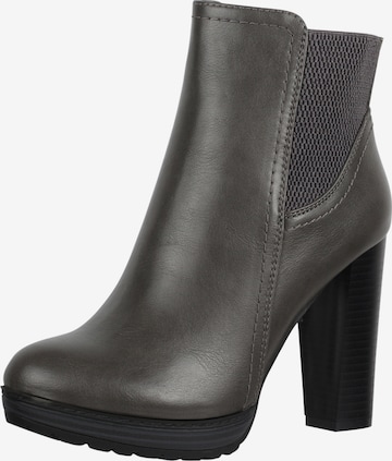 Bottines Elara en gris : devant
