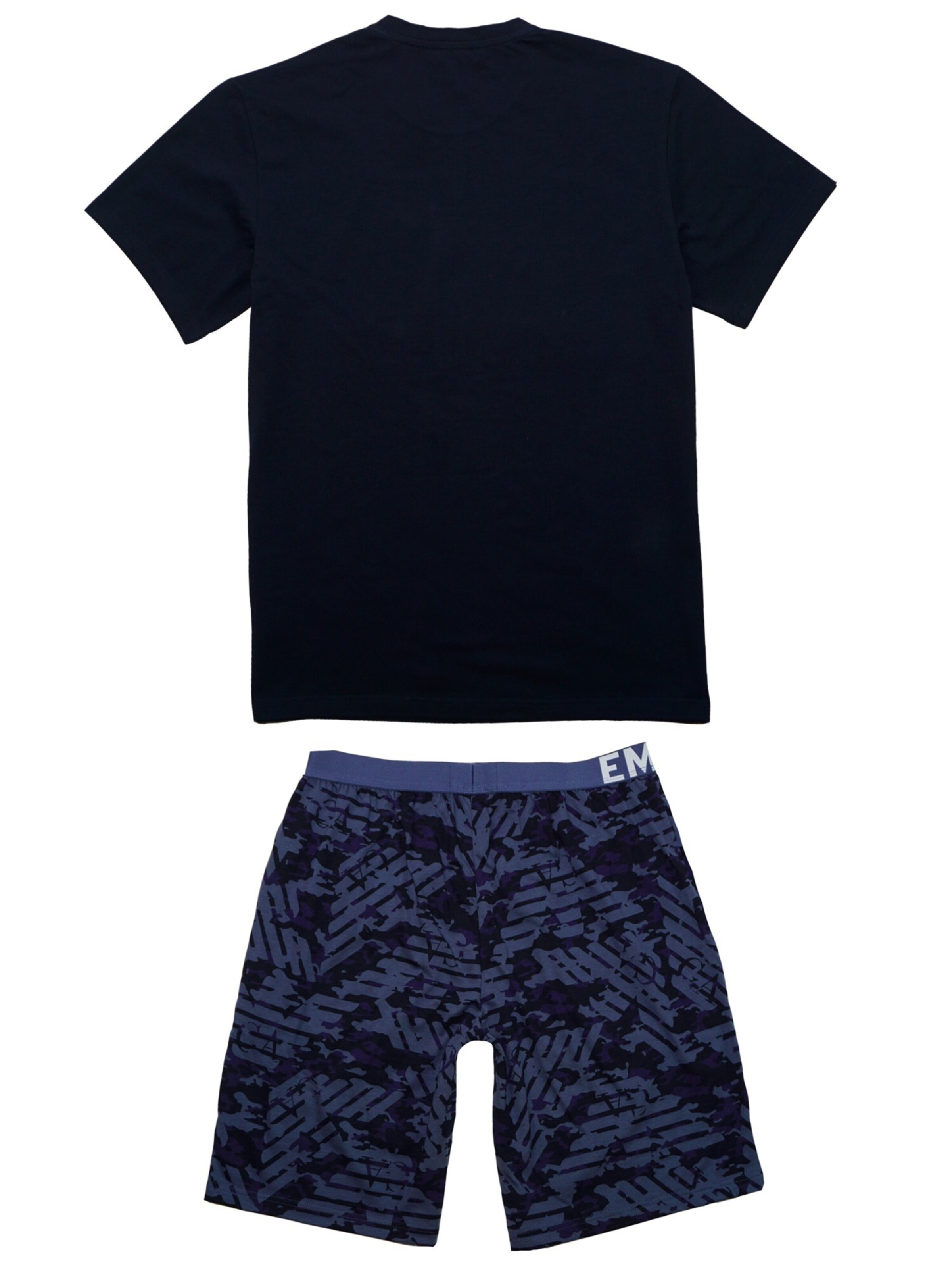 Emporio Armani Pyjama kort in Zwart