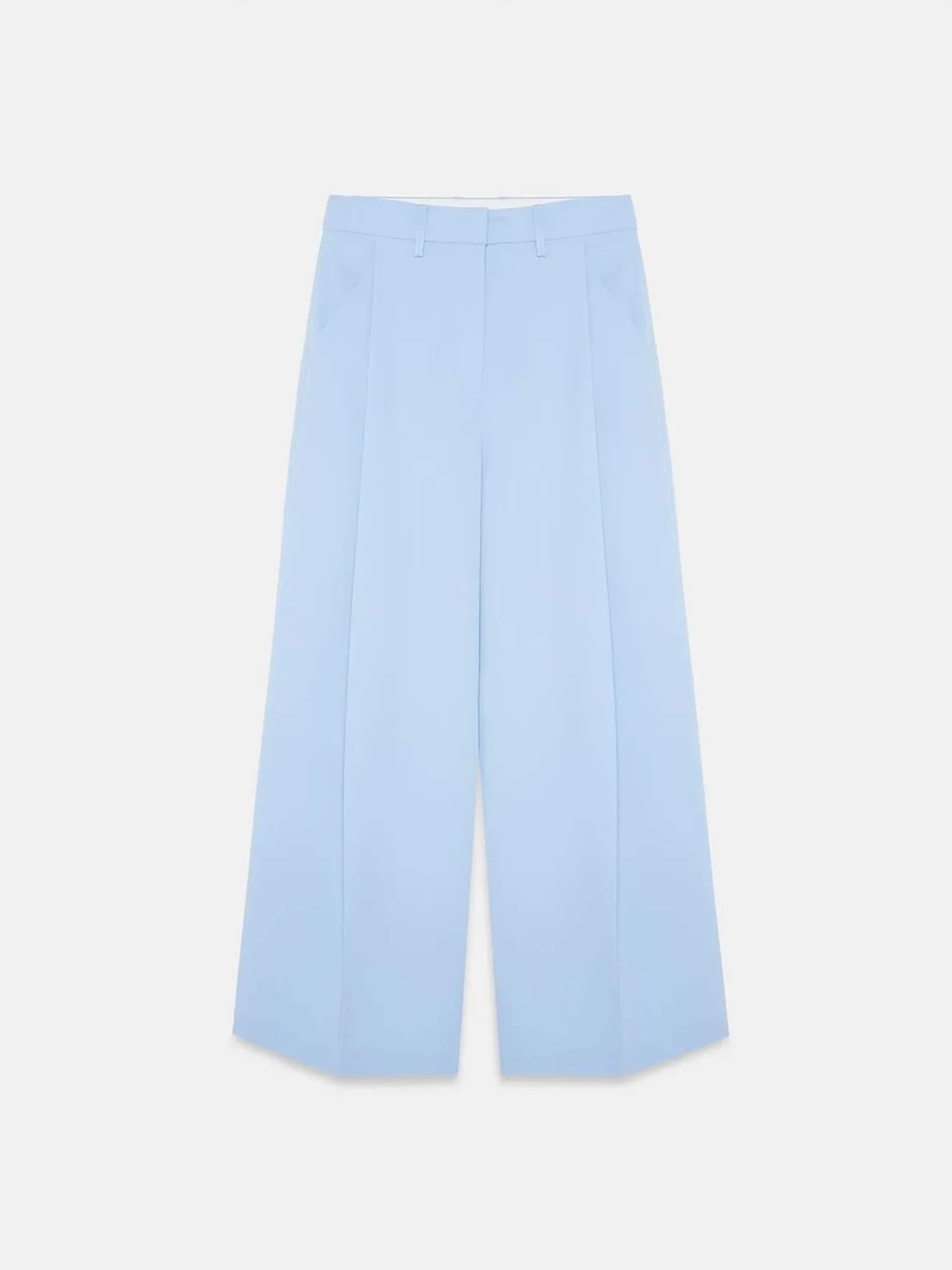 Dilvin Wide Leg Hose in Blau: Vorderseite