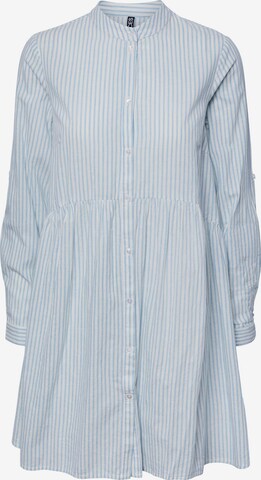 Robe-chemise 'Lorna' PIECES en bleu : devant