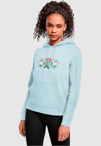 ABSOLUTE CULT Sweatshirt 'Festive Central Perk ' in Blau: Vorderseite