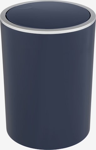 Wenko Schwingdeckeleimer 'Inca' in Blau: Vorderseite