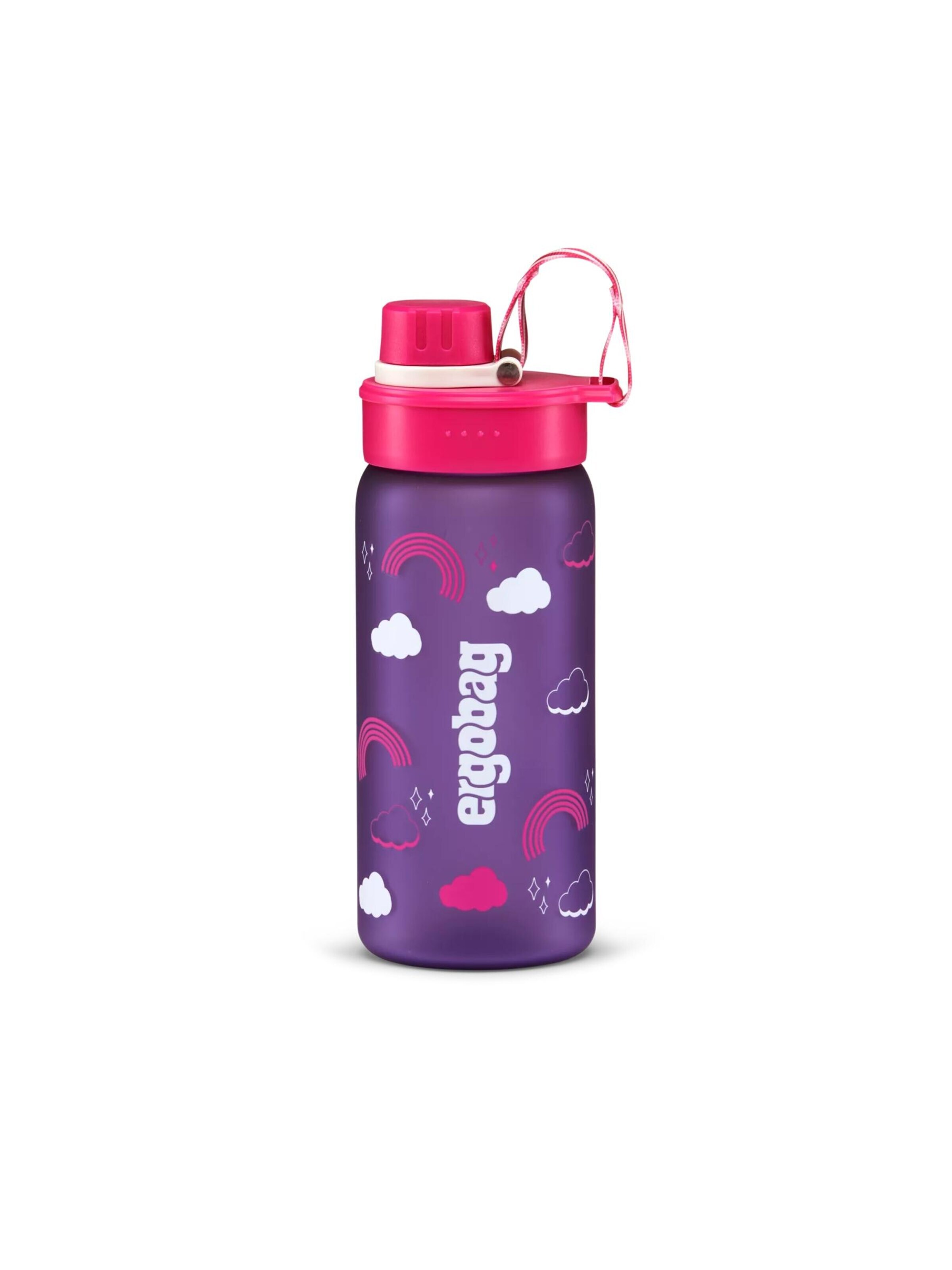 ergobag Drinking Bottle 'Trinkflasche Trinkflasche' in Purple: front