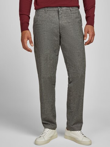 Coupe slim Pantalon HECHTER PARIS en gris : devant