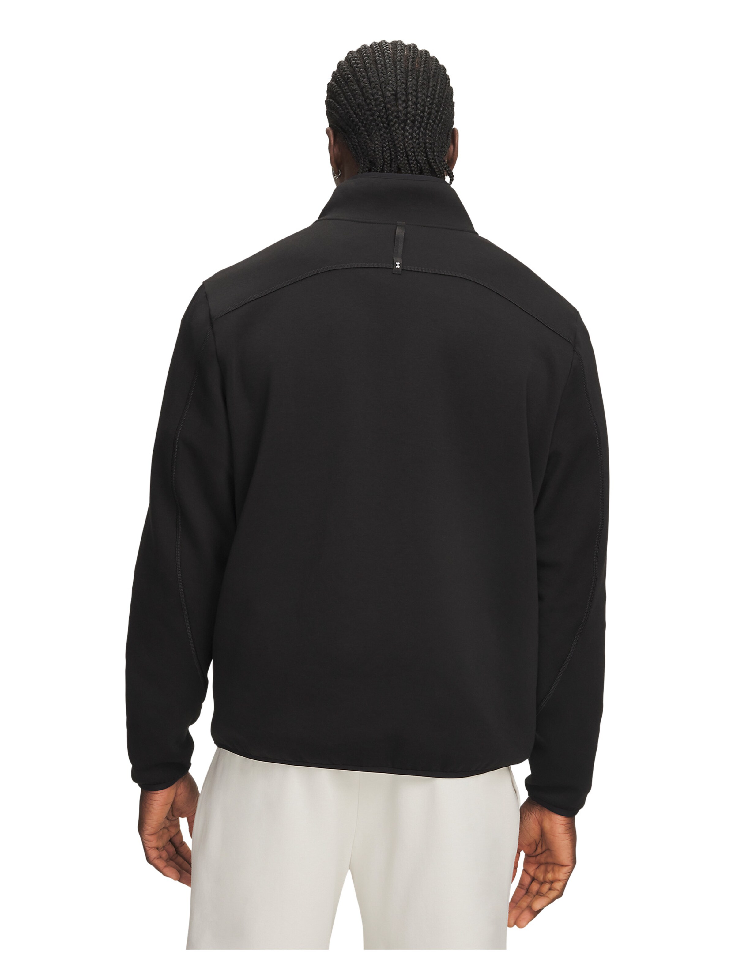 UNDER ARMOUR Sportsweatshirt 'Unstoppable Flc' in Zwart
