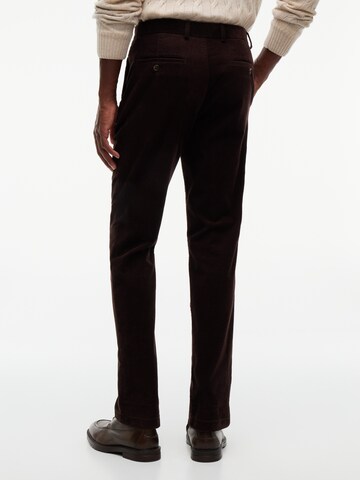 Coupe slim Pantalon chino 'DENTON' TOMMY HILFIGER en marron