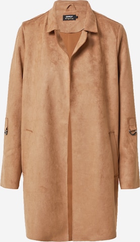 ONLY Between-Seasons Coat 'Joline' in Brown: front