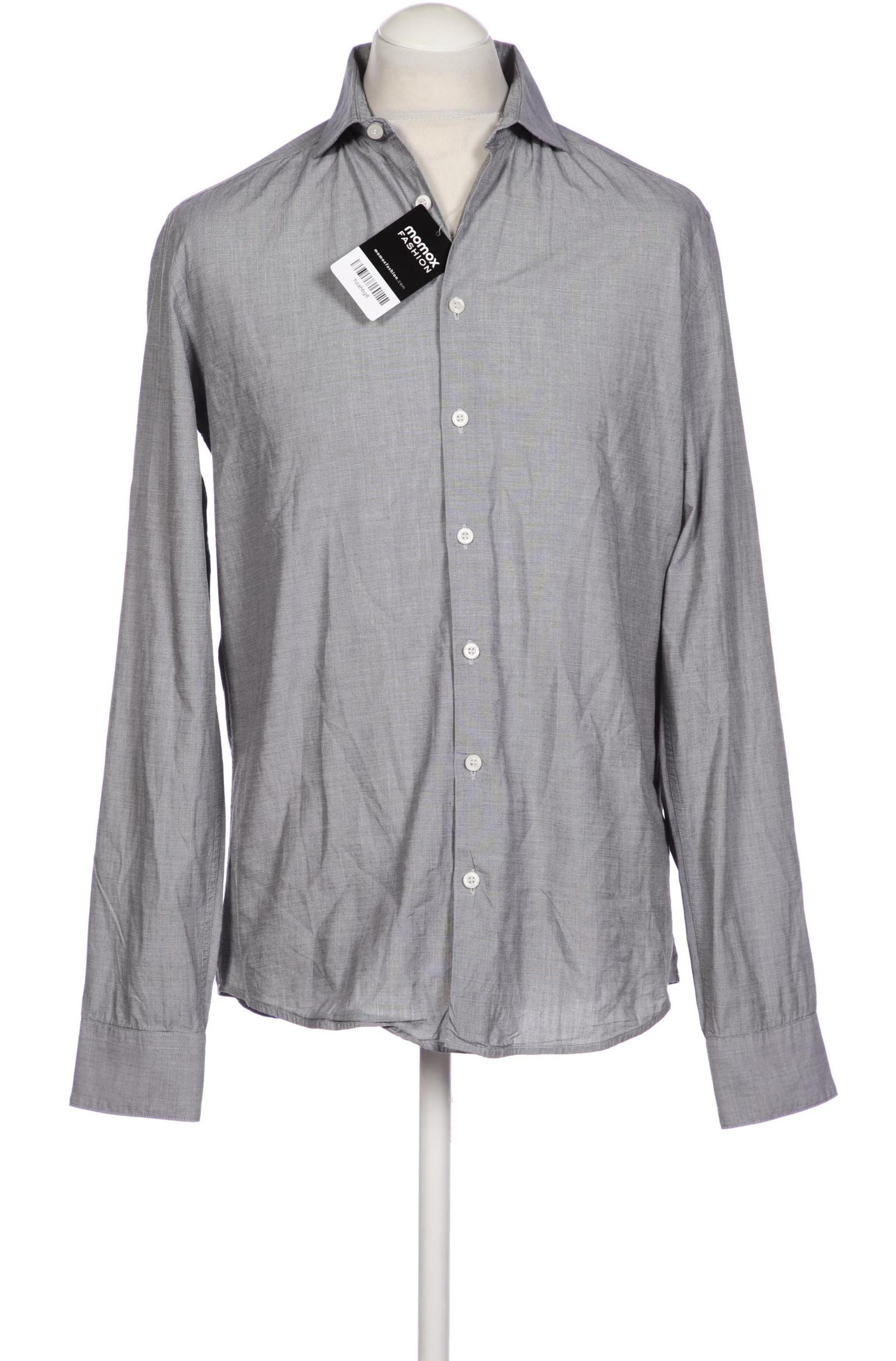 Tiger of Sweden Button Up Shirt in L in Grey: front