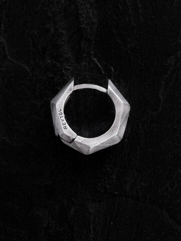 REYTEL Oorbel 'FACETS' in Zilver