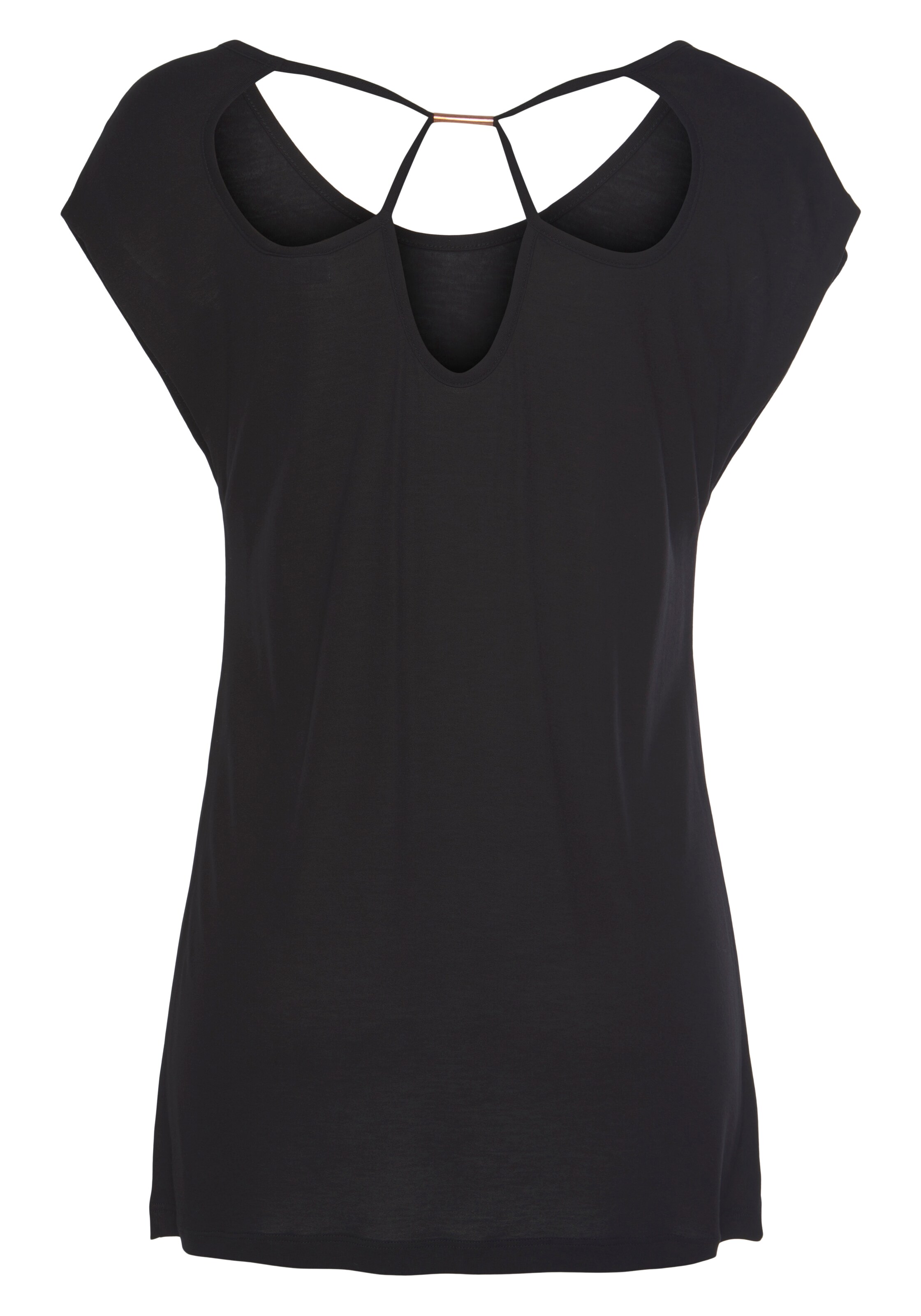 LASCANA Shirt in Black