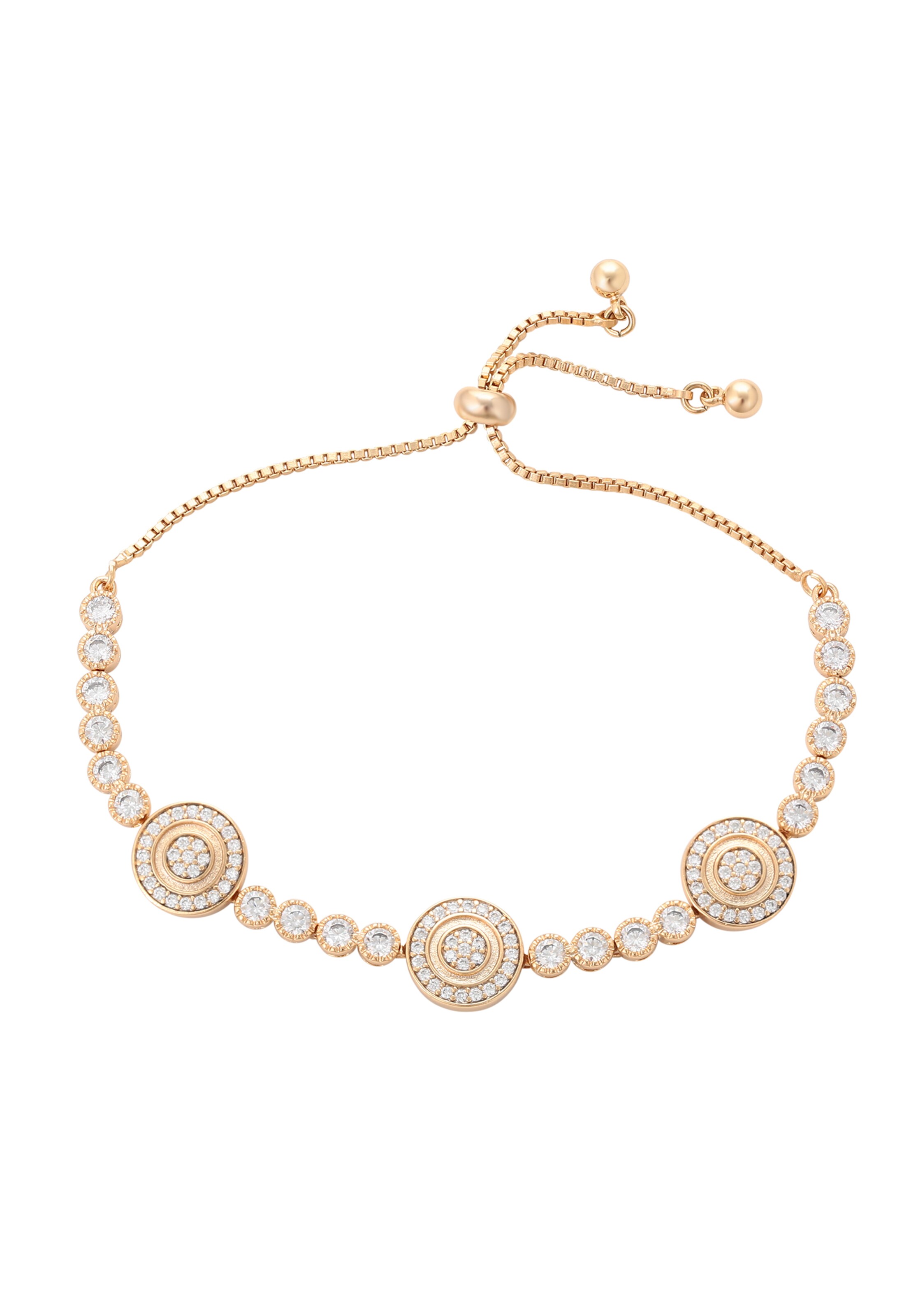Gaya - Pulseira em ouro: frente