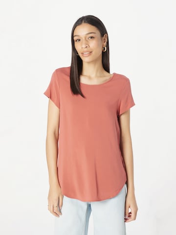 VERO MODA T-Shirt 'BECCA' in Rot: Vorderseite