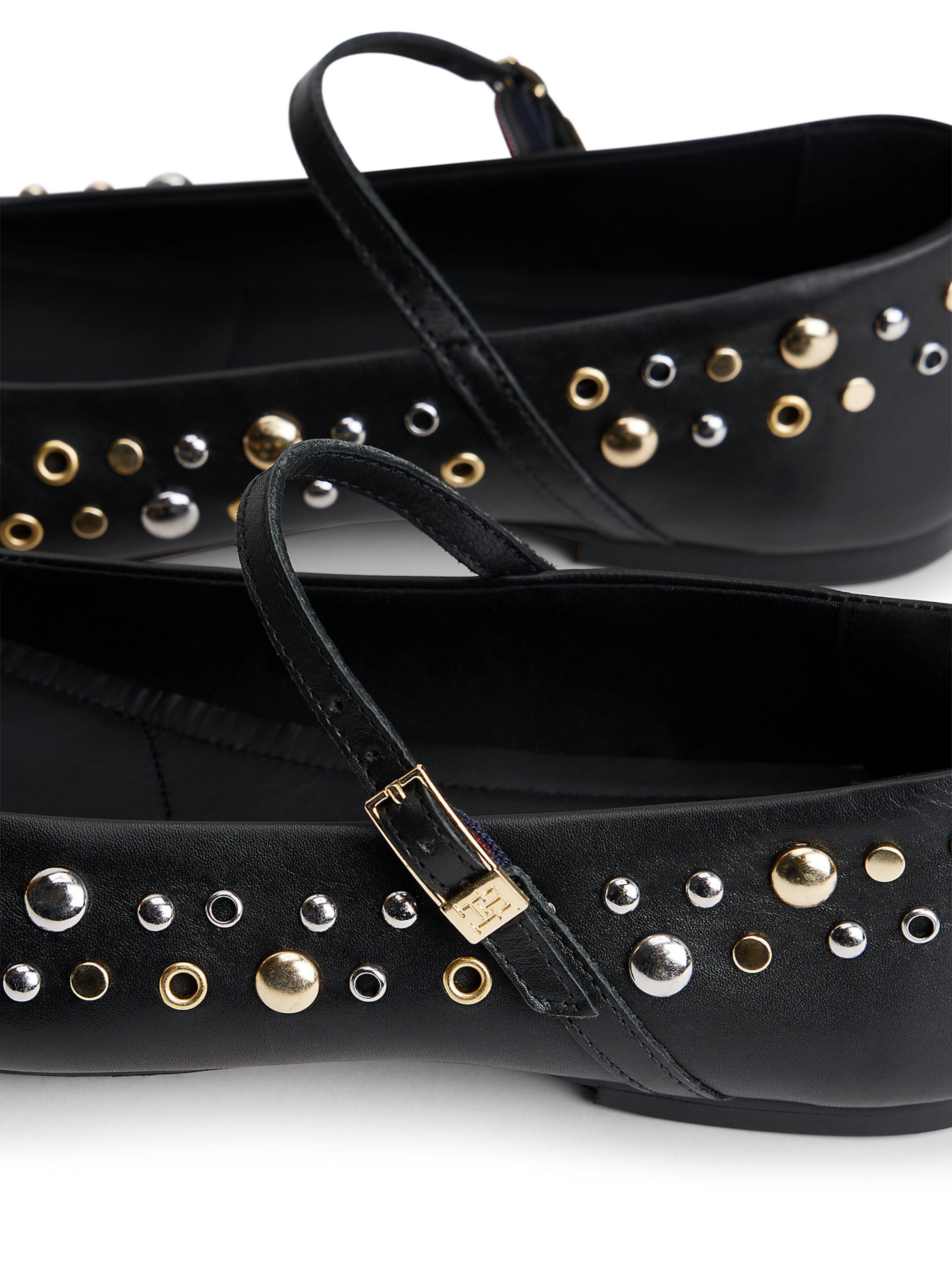 TOMMY HILFIGER Ballerina in Schwarz