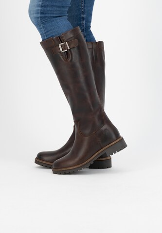 Travelin Boots 'Daneborg' in Brown: front