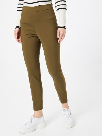 Slimfit Pantaloni de la Karen Millen pe verde: față