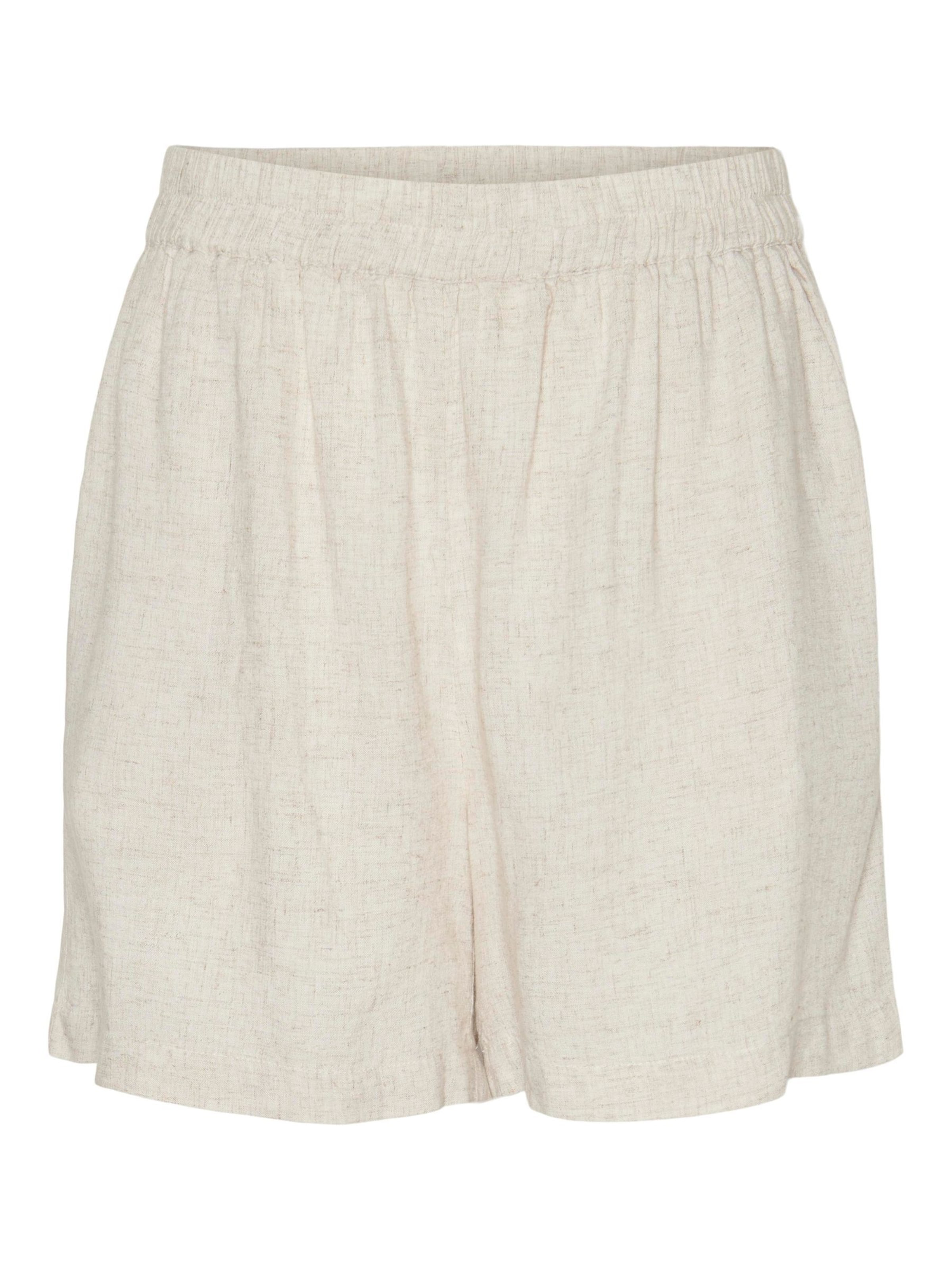 PIECES Broek 'PCPia' in Beige: voorkant