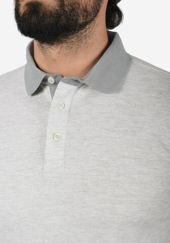 !Solid Poloshirt 'Panos' in Grau