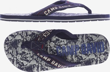 CAMP DAVID Sandals & Slippers in 43 in Blue: front