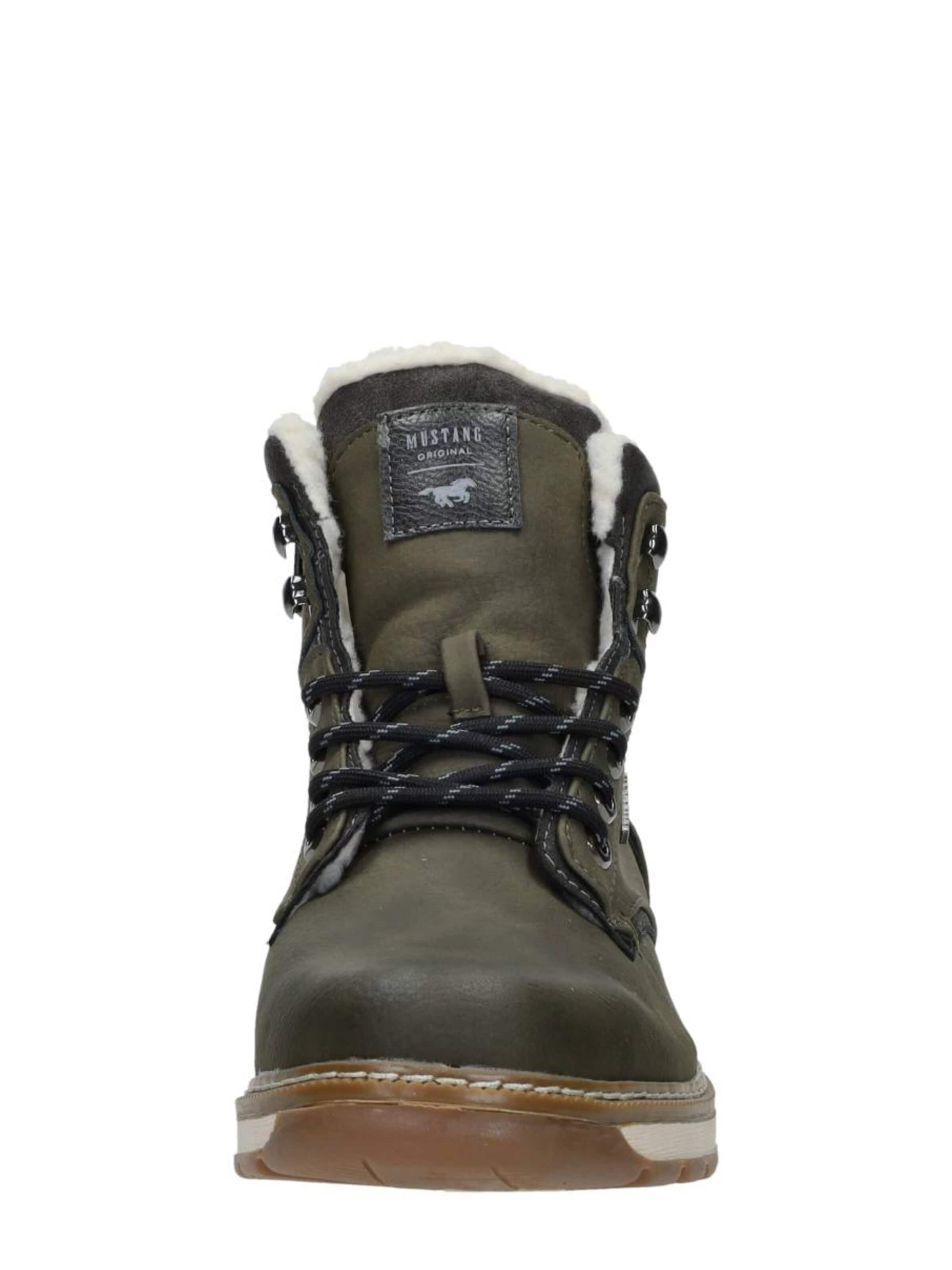 Bottes à lacets 'Veterschoenen Hoog' MUSTANG en vert