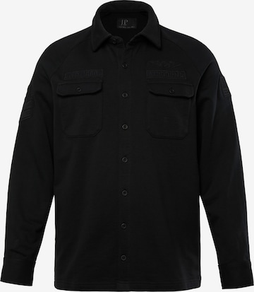 JP1880 Comfort fit Overhemd in Zwart: voorkant