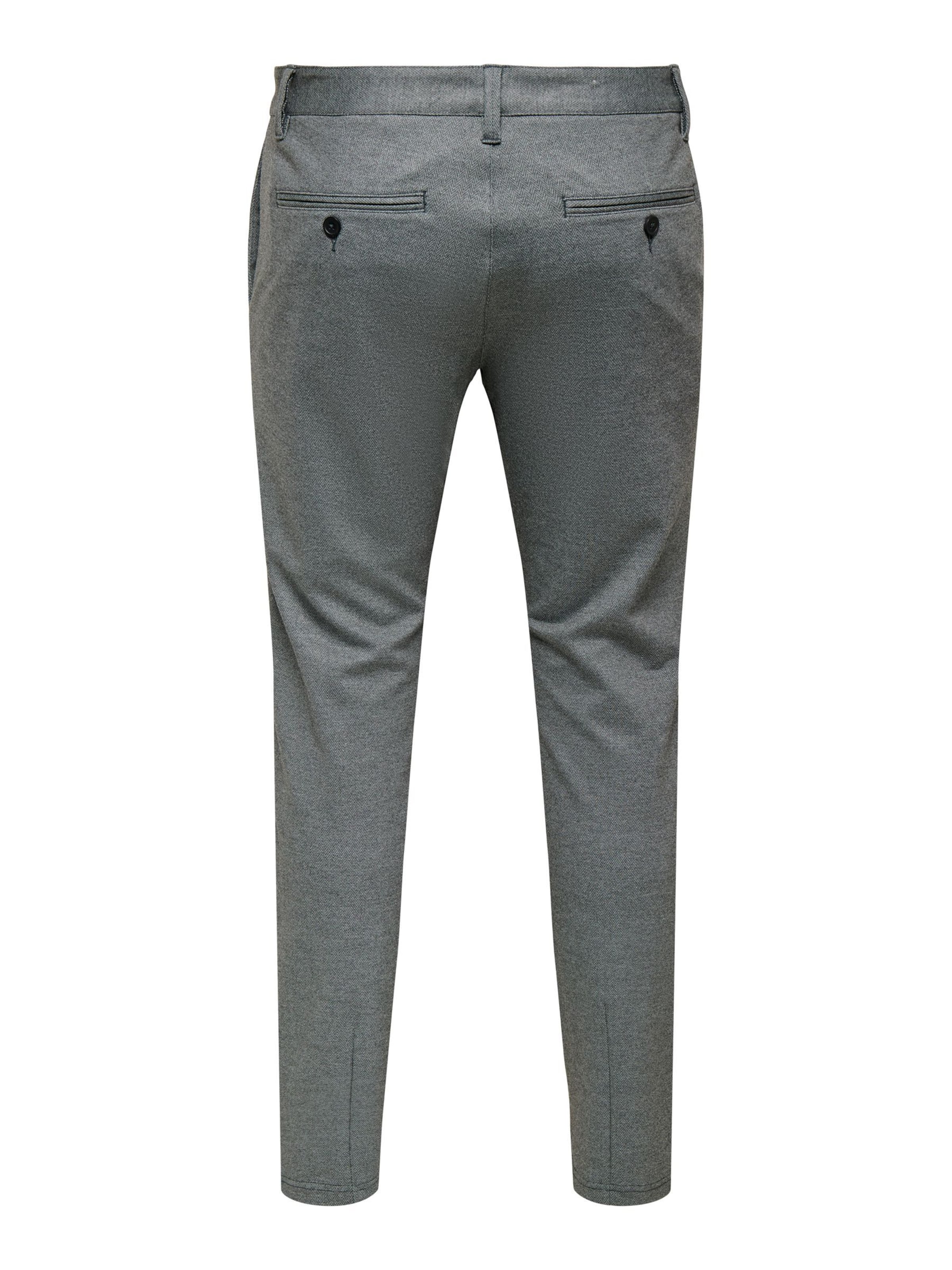Slimfit Pantaloni chino 'MARK' di Only & Sons in grigio