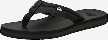 QUIKSILVER Mules 'RIVI' in Black: front