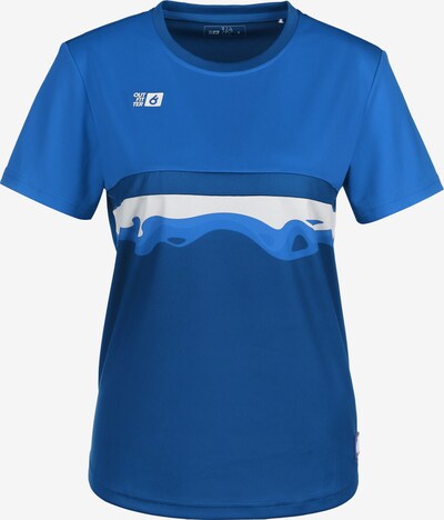 OUTFITTER Functioneel shirt 'OCEAN FABRICS TAHI' in de kleur Blauw gemêleerd / Wit, Productweergave
