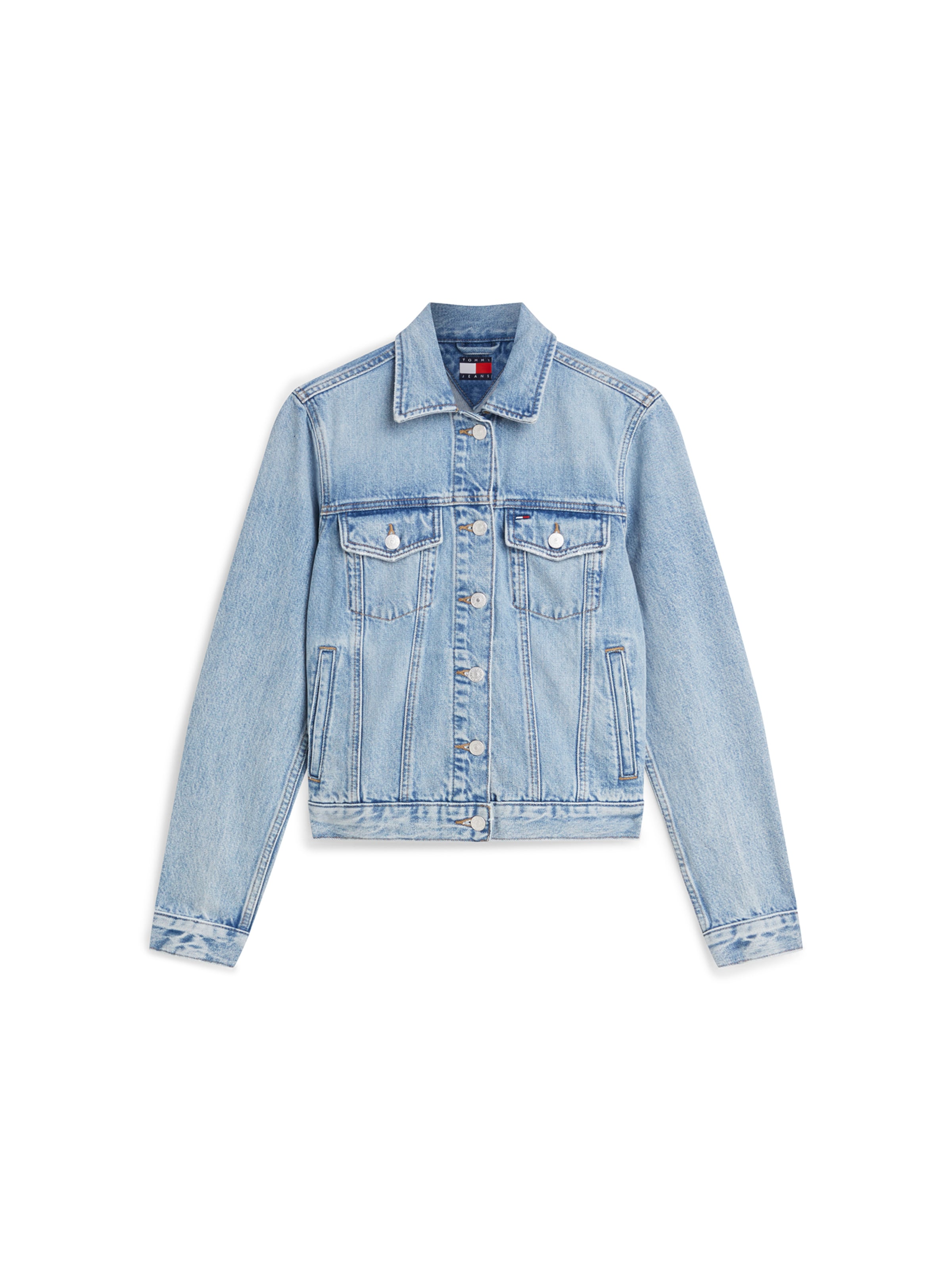Tommy Jeans Демисезонная куртка 'CLASSIC' в Синий: спереди