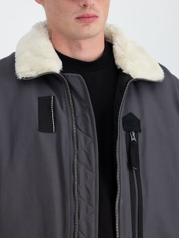 ALPHA INDUSTRIES Winter Jacket 'DA-3' in Grey