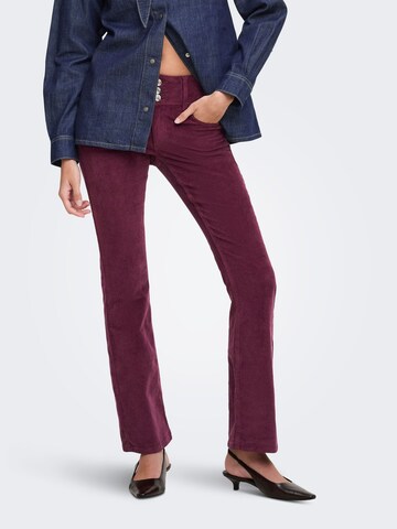 Regular Pantalon ONLY en rouge : devant
