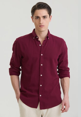 Felix Hardy Regular Fit Forretningsskjorte i rød: forside