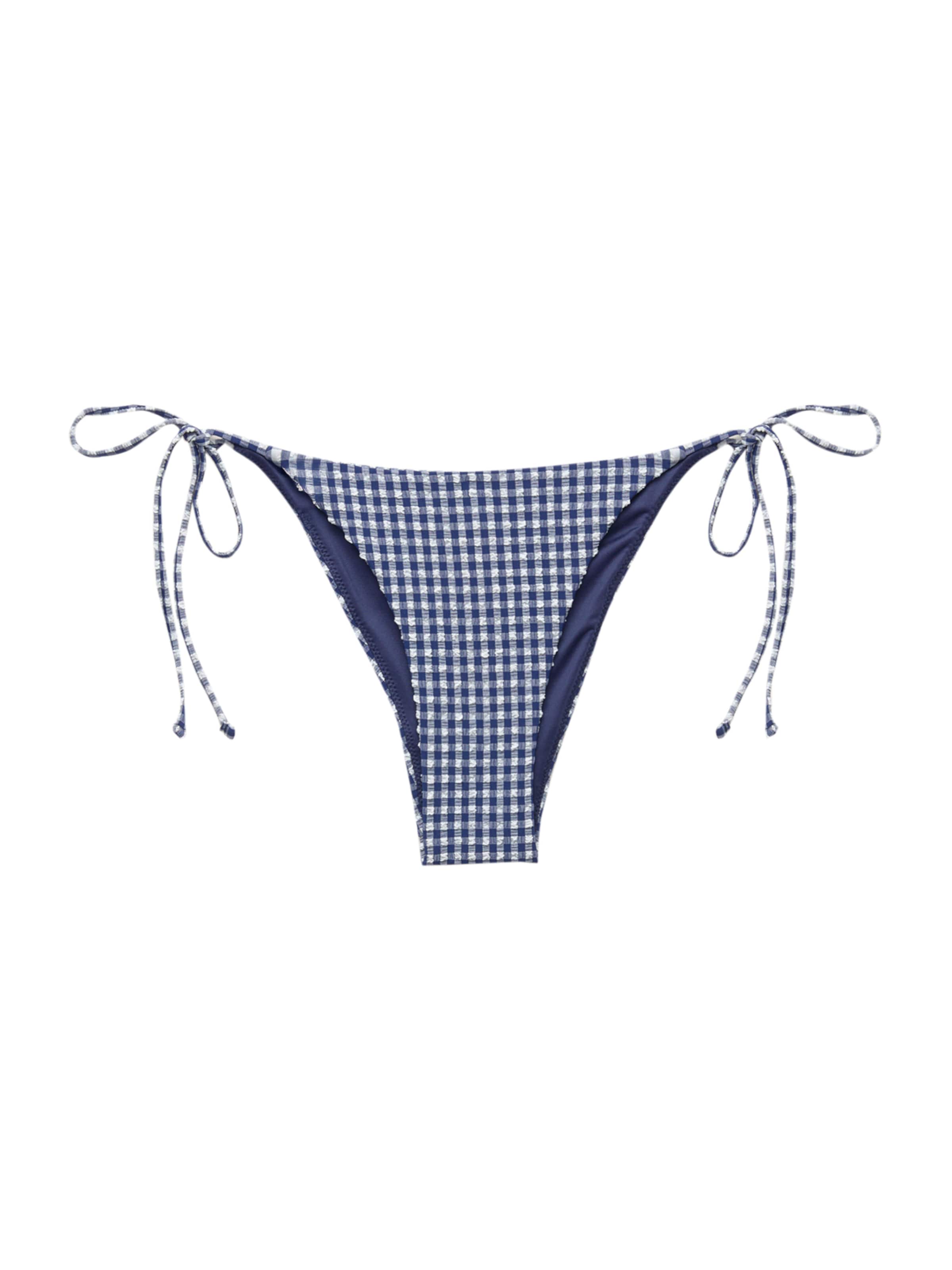 Pull&Bear Bikinihose in Blau: Vorderseite