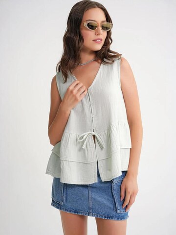 Camicia da donna di MixRay in verde