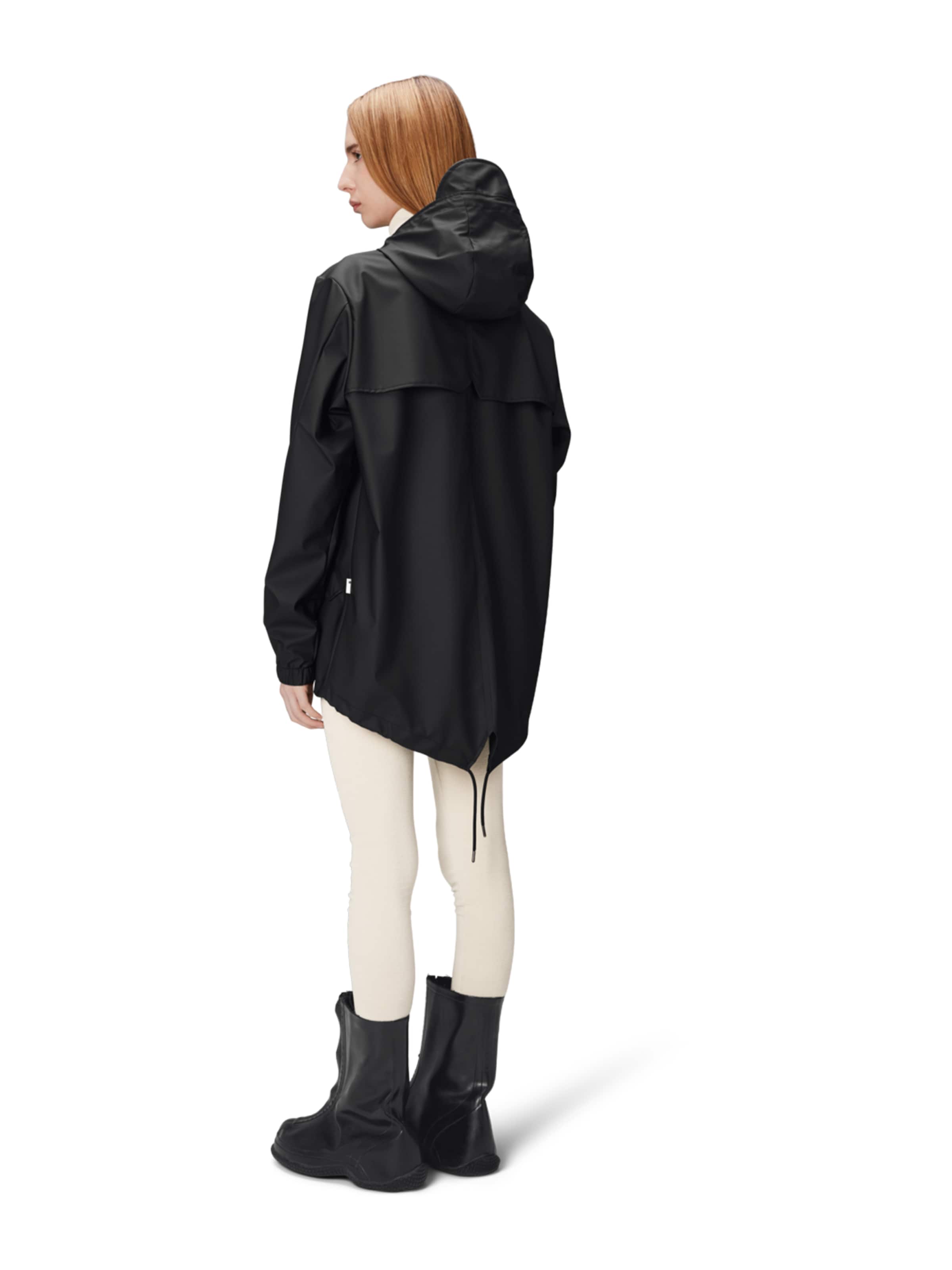 RAINS Функционално яке в черно