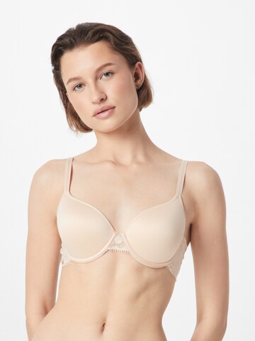 Chantelle T-shirt Bra in Beige: front