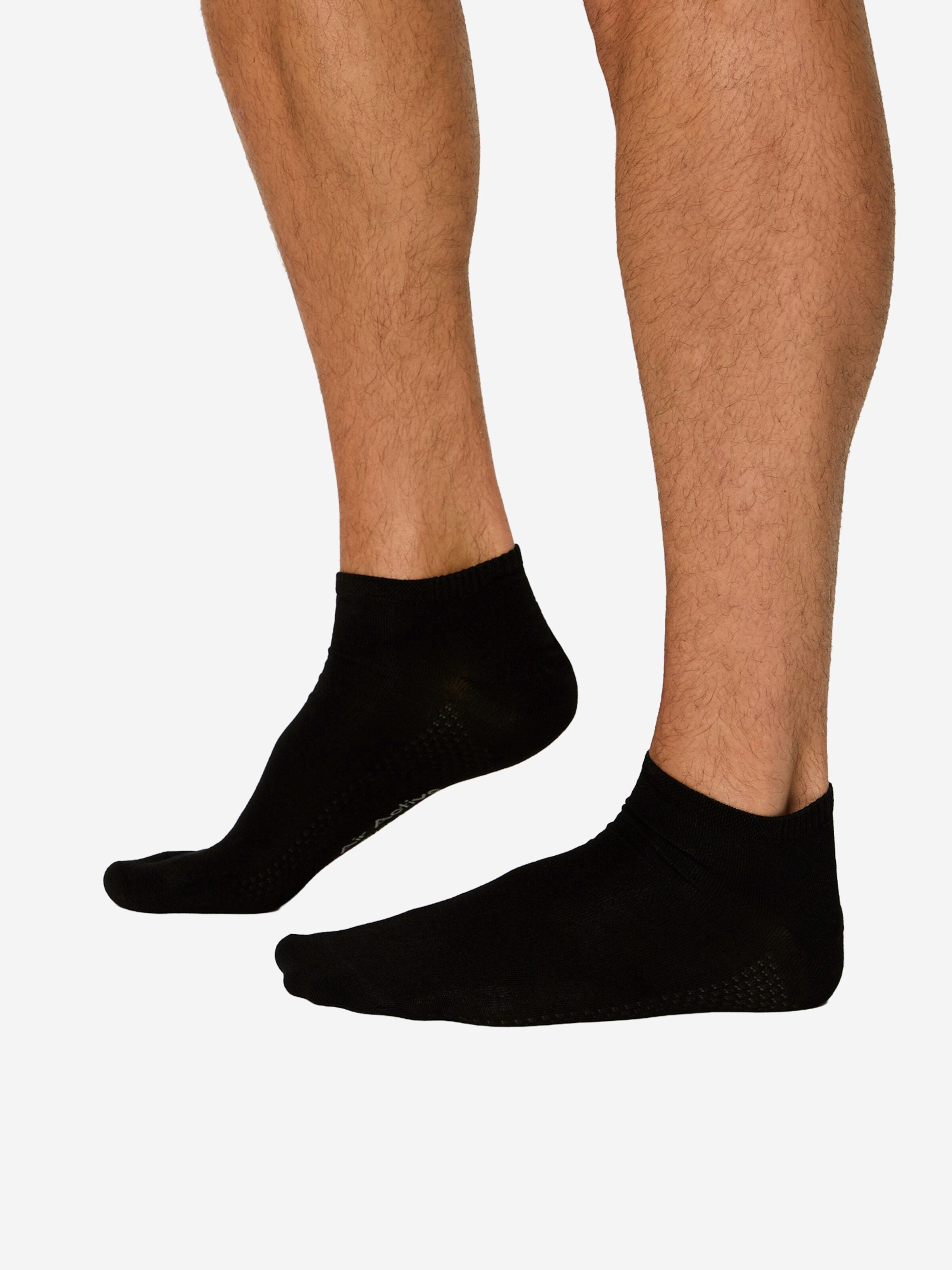 Chaussettes ' Bambus Sneaker ' Nur Die en noir