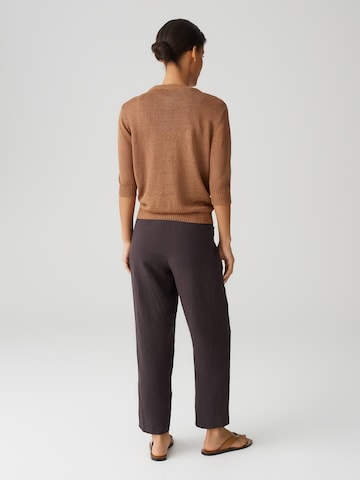 OPUS Knit Cardigan 'Datina' in Brown