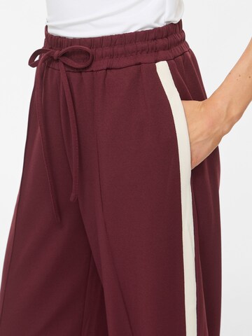 VILA Wide leg Broek 'VIClua' in Bruin