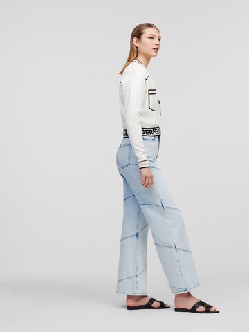 Karl Lagerfeld - Cárdigan en blanco