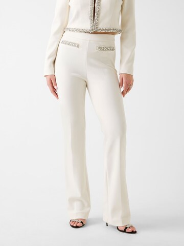 GUESS by Marciano Regular Pleated Pants in Beige: front