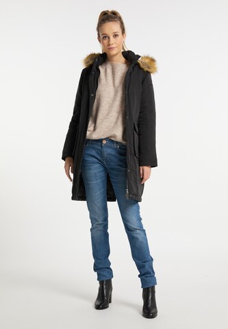 DreiMaster Klassik Winter Coat in Black