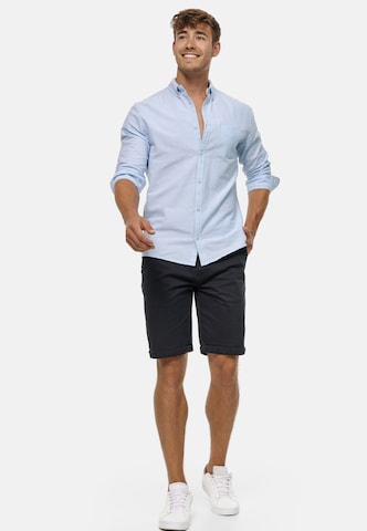 INDICODE JEANS Regular Shorts 'Herrera' in Schwarz