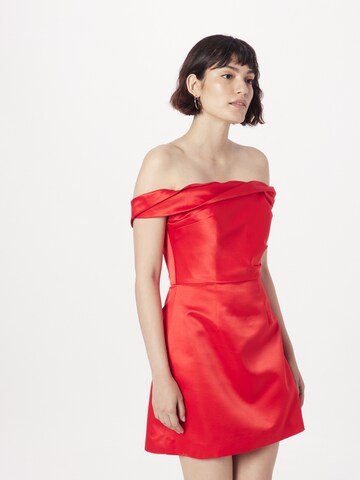 Robe de cocktail 'Alinta' Jarlo en rouge : devant