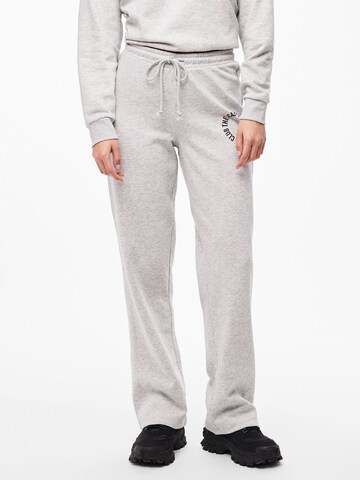 PIECES Loose fit Pants 'JYLLO' in Grey: front