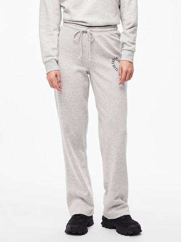 PIECES Loose fit Pants 'JYLLO' in Grey: front