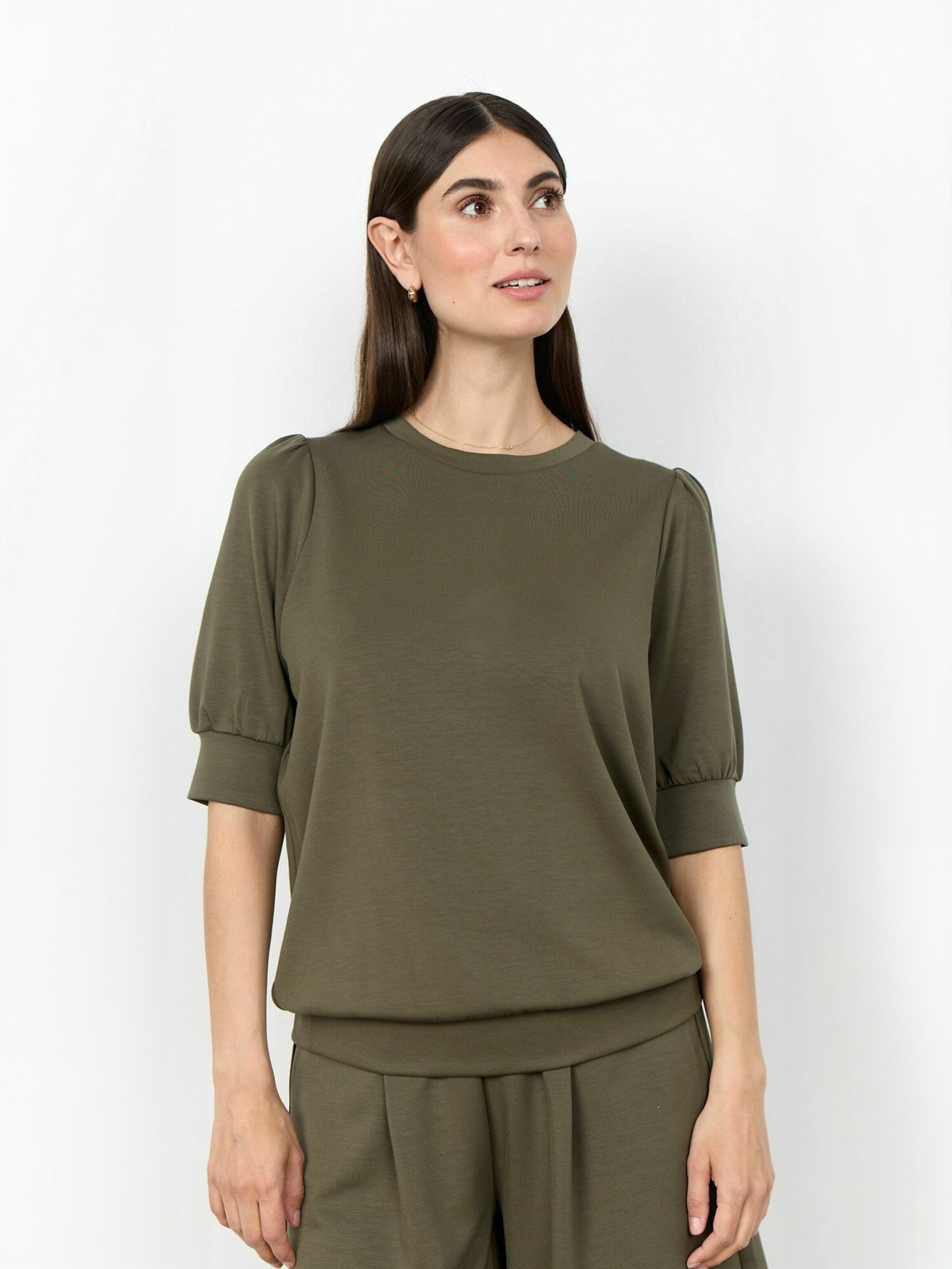 Pull-over ' SC-BANU ' Soyaconcept en vert : devant