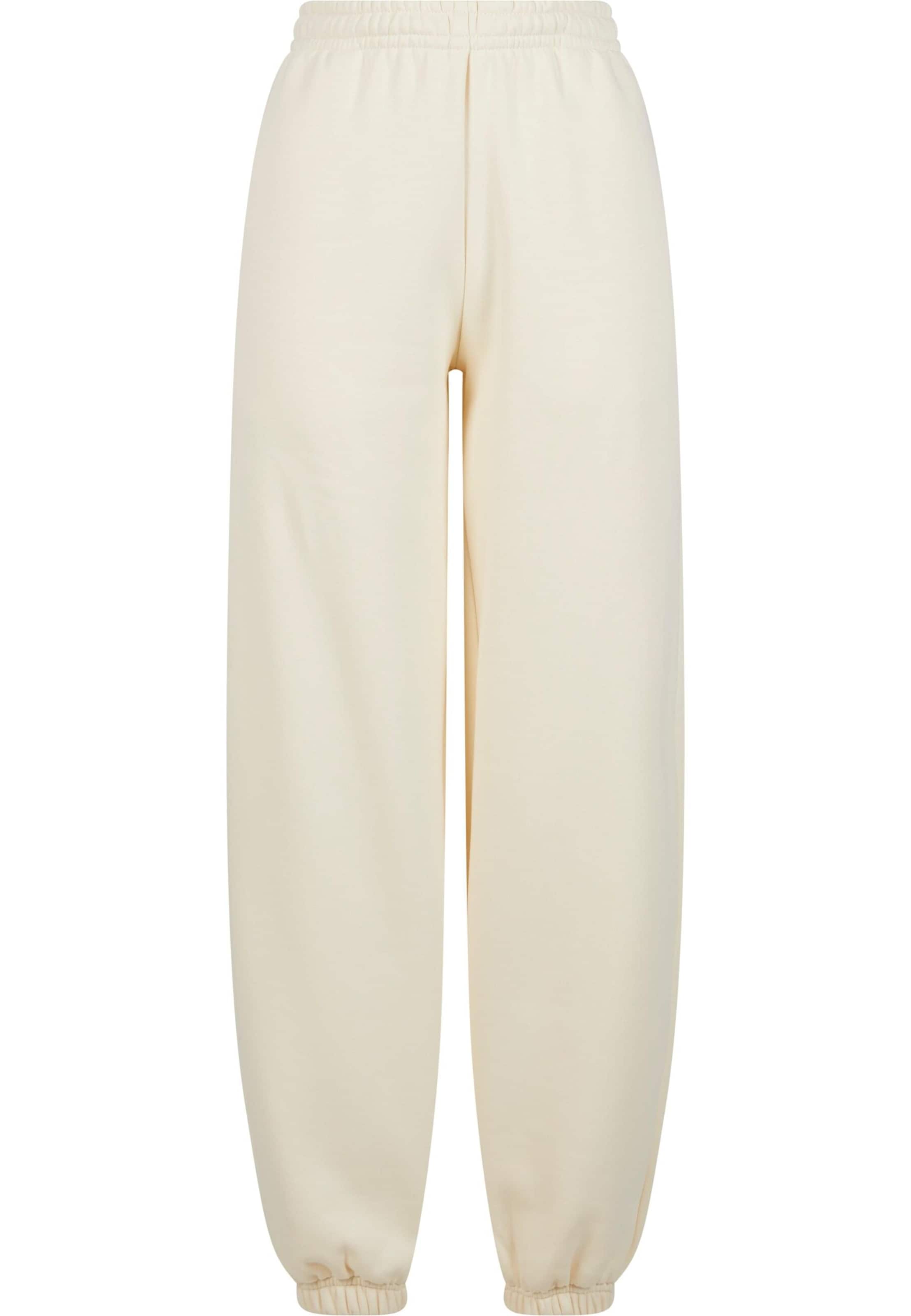 Effilé Pantalon Urban Classics en blanc : devant