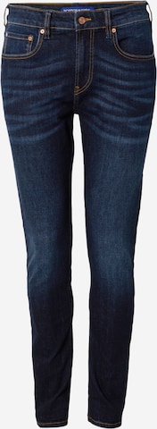 SCOTCH & SODA Skinny Jeans 'Skim' in Blauw: voorkant