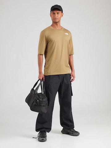 THE NORTH FACE Funkcionalna majica 'Shadow' | rjava barva