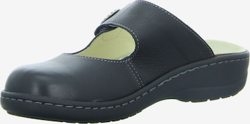 Longo Pantolette in Schwarz: predná strana